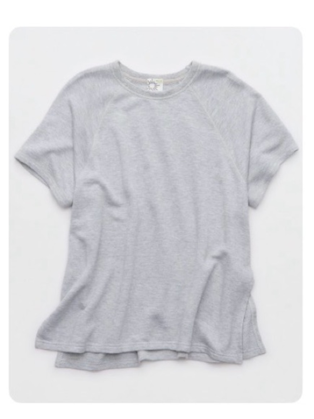aerie Light Gray Short Sleeve Tee
